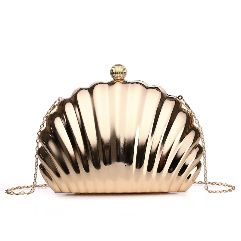 

New Style Metal Dinner Fashionable High-End Hand Shell Women's Fashion Hand Grab Iron Box Bag
