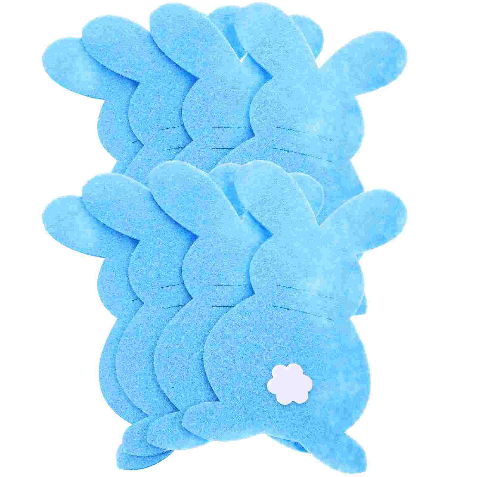 

Easter Cutlery Holder Silverware Bunny Tableware Pouch Rabbit Party Utensil Holders Table Fork Flatware Decor Forks Pockets