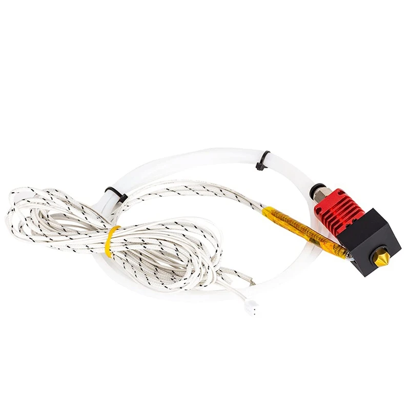 

Hotend Kits MK10 24V 50W Heater Cable 100K Thermistor 3D Printer J-Head Hotend For 1.75Mm Filament Extruder 0.4Mm Nozzle