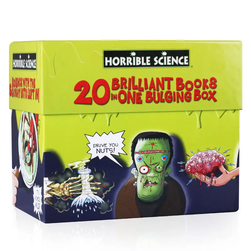 A new set of 20 volumes of terrible science! Extracurricular essential children's science English picture books are humorous and