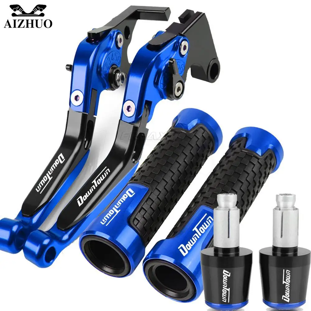 

Brake Clutch Levers For KYMCO DOWNTOWN 125 200 300 350 ALLYEARS Motorcycle Folding Handlebrake Handle Bar Ends Foldable Lever
