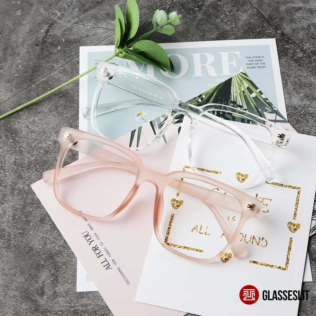 

Glasseslit Square Eyewear 2022 Hot Sale Prescription Optical Glasses Women's Eyeglasses Champagne Spectacle 200583