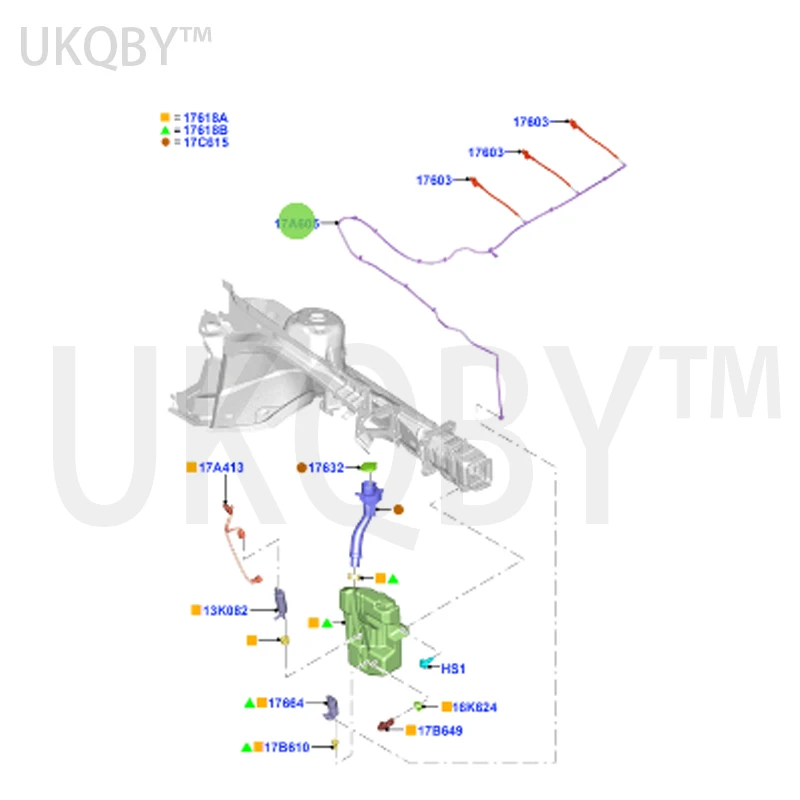 Распылительная насадка для воды GJ5417K605AD