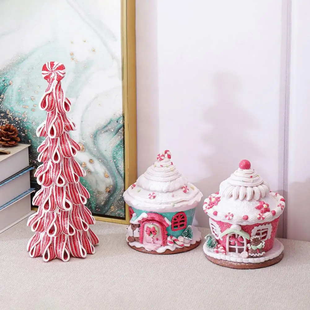 

Изысканный хлебный замок, Рождественское украшение, искусственное изготовление, миниатюрное украшение, мягкая глина, домашний декор