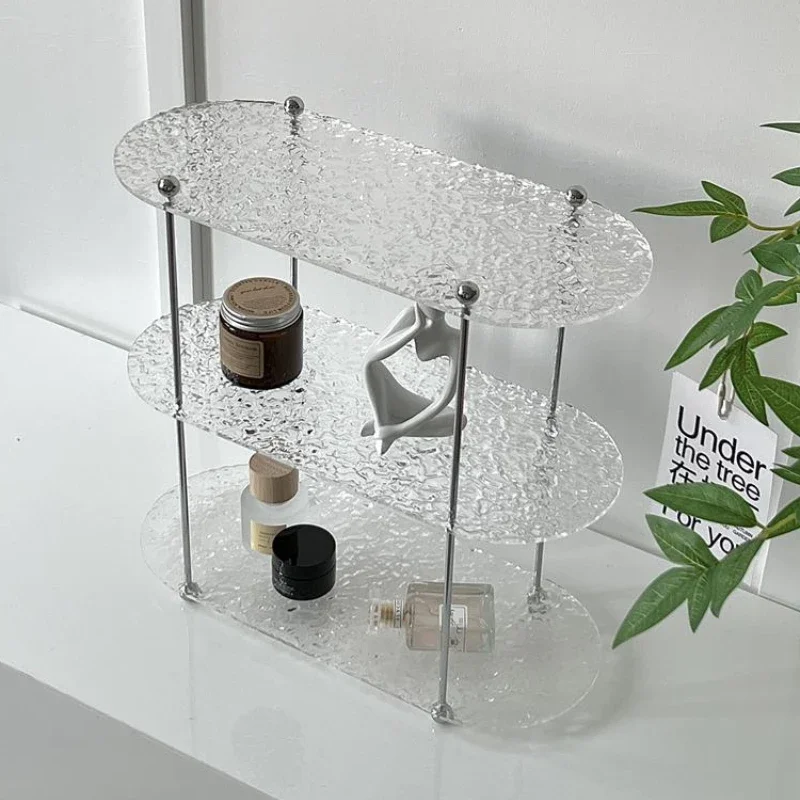 

Nine-story acrylic shelf simple living room desktop decorative water cup holder home multi-layer creative storage display rack