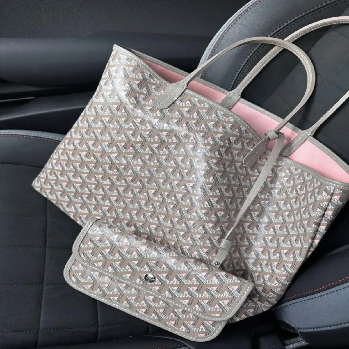 

Goyarrrrrrrd Baobao Women's 2023 Summer New Korean Version High Capacity Handheld Tote Bag Tide