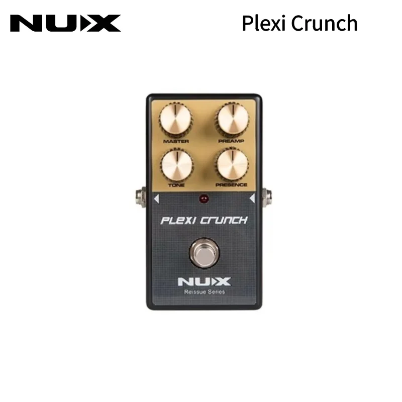 Фото Гитарная педаль эффектов NUX Plexi Crunch: дисторшн с высоким уровнем усиления, классический британский звук High Gain №1