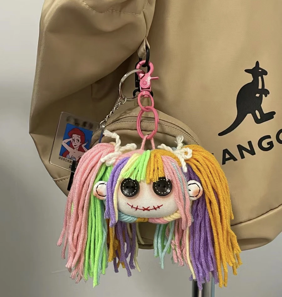 Допамин подвеска мультяшный подарок вязаная забавная и страшная пуговица