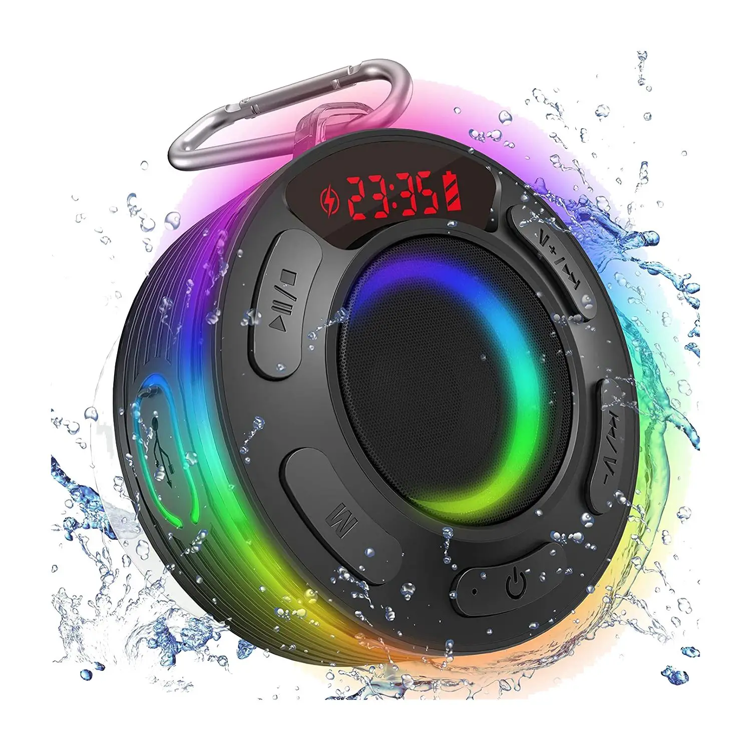 

Mini Bluetooth Loudspeaker,Portable Music Box with Hands -Free Function, , Small Audio Subwoofer Outdoor