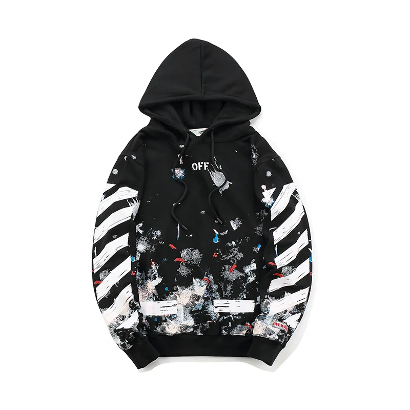 

New Arrow Hoodies Men Cartoons Hooded Sweatshirts Pullover Kawaii Vintage Harajuku Zebra Crossing Urbano Hip Hop Casual Clothes