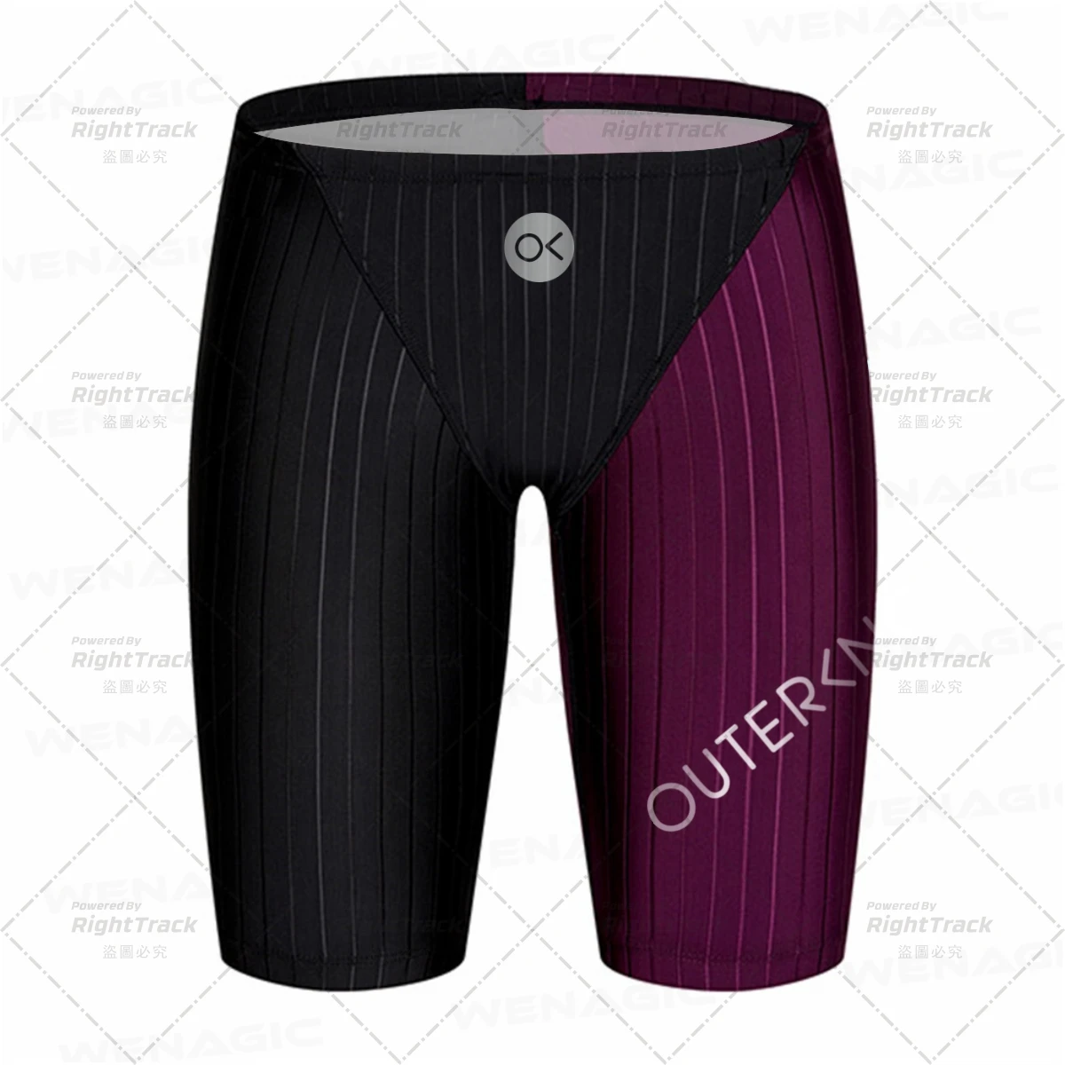 

New Outerknown Surfing Shorts Men's Summer Striped Lycra Tight-fitting Surf Bottoms Performance Trunks Beach OK Swim Pants