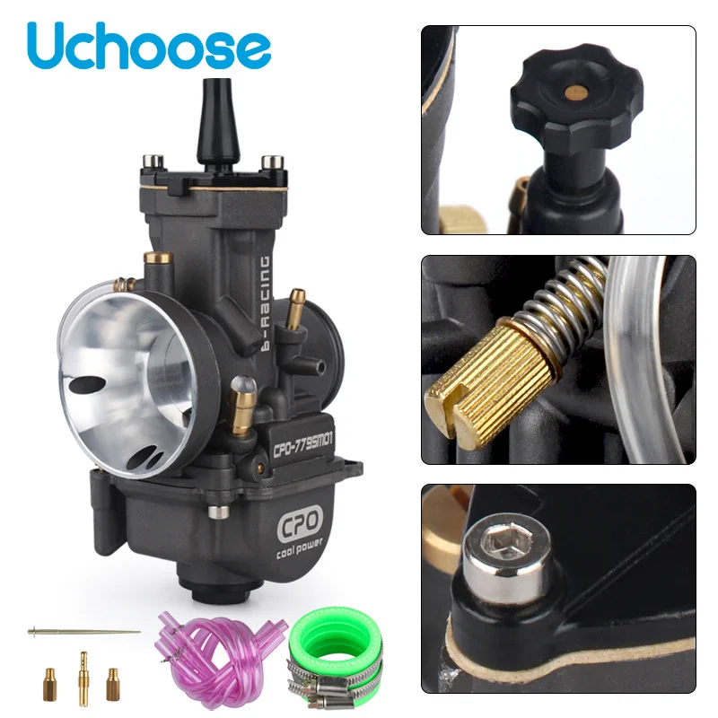 

Карбюратор 24 26 28 30 32 мм CPO PEO CARB N PWK мотоциклетный гоночный карбюратор 30 системы двигателя для Honda с Power Jet