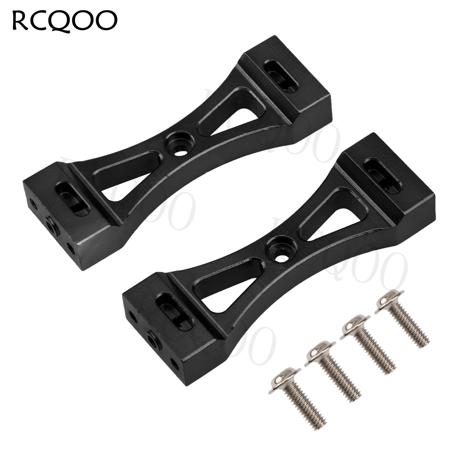 

2Pcs Metal Bracket Fixed Mount Beam Compatible with WPL B1 B14 B16 B24 C14 C24 B36 MN Model D90 D91 RC Car (Black)