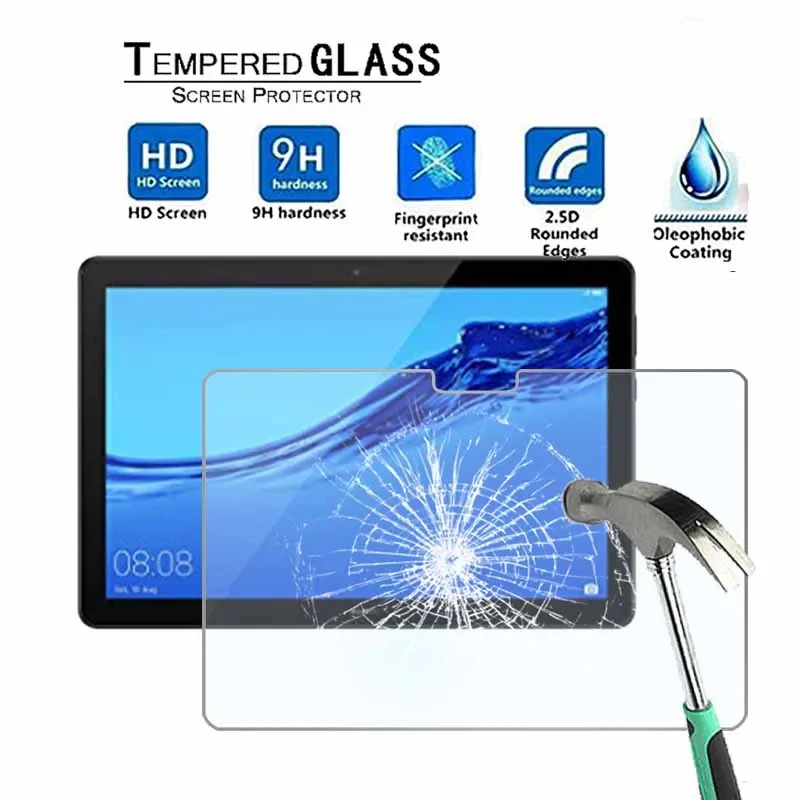 Для Huawei MediaPad T5 10 Wi-Fi-9H Ультра прозрачная защитная пленка из закаленного стекла