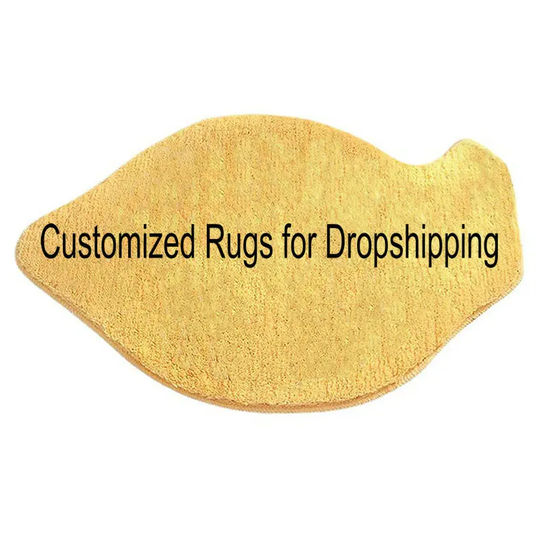 

Customized Soft Tufting Carpet Round Square Irregular Rug Living Room Bedroom Doormat Bathroom Floor Mat for VIP Dropshipping