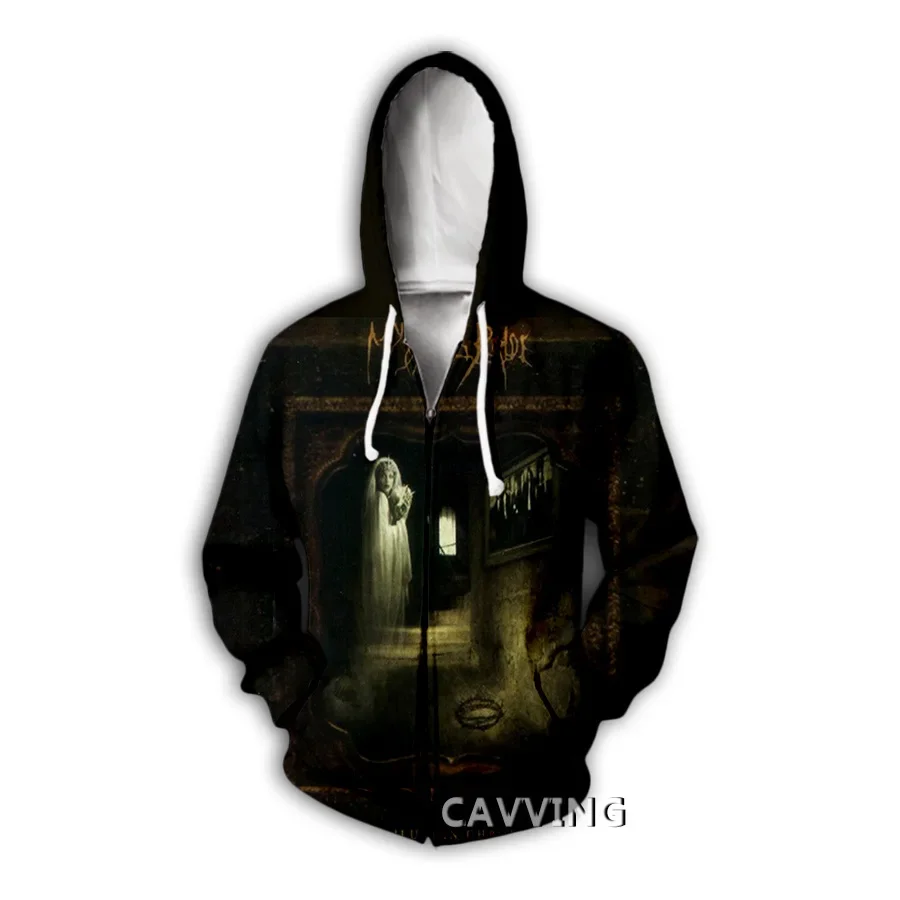 Толстовка с капюшоном на молнии 3D-принтом