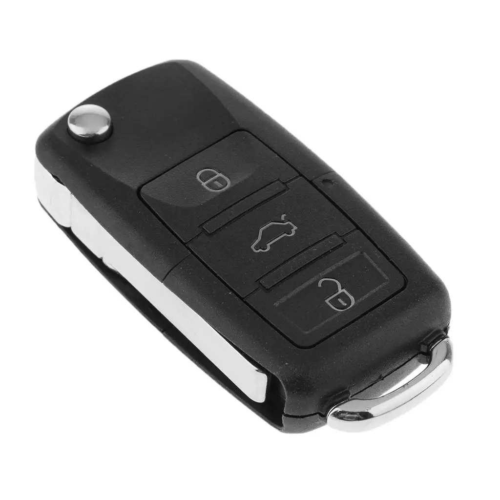

3 Buttons Car Flip Remote Key ID48 Chip Uncut Blade for 2002-2005 Part Number:1J0959753AH