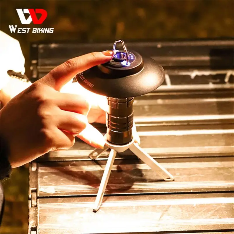 

LED Camping Light with Magnetic Base Mini Portable Outdoor Camping Lantern Emergency Light Hanging Tent Light Powerful Work Lamp