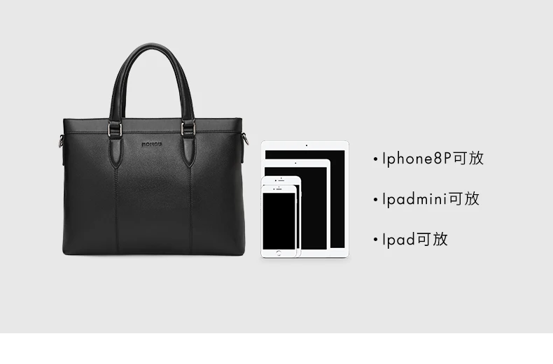 Bag Men 'S Handbag Business Casual Briefcase First Layer Cowhide Messenger Bag Computer Bag Tide Luxury Bag