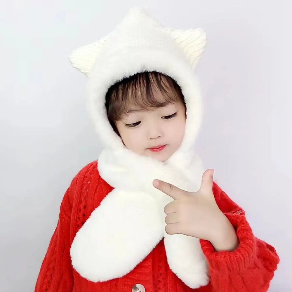 

Новинка 2022 креативные модные шапки 2 в 1 в форме звезды шапки зимняя теплая шапка Повседневная плюшевая шапка шарф набор Детская шерстяная в...