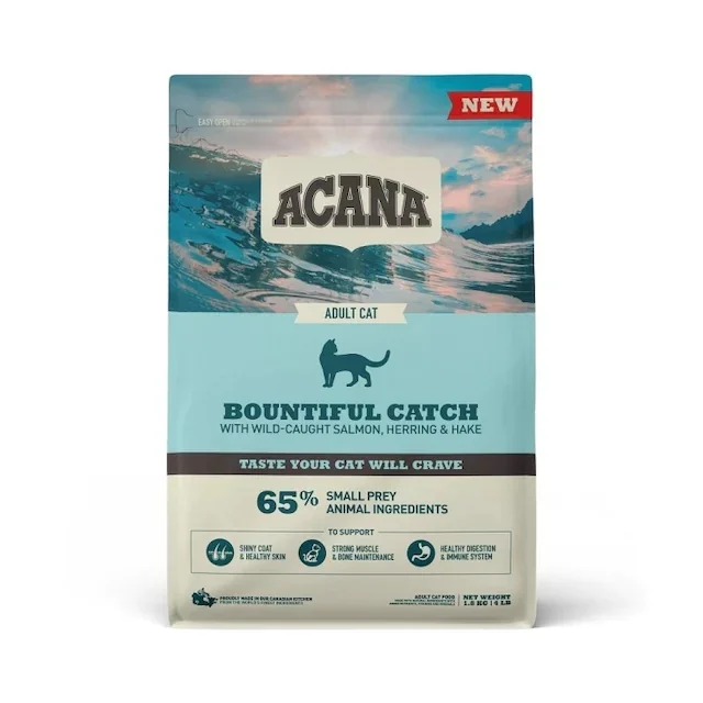 

Acana Tahlsz Somonlu Ringal Adult Cat Food 500 Gram Light 468112247