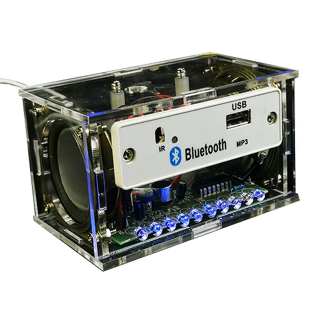 

ABGZ-Bluetooth динамик, ученический обучающий компонент посылка пакет продукции и сборки, детали «сделай сам», электронный сварочный комплект