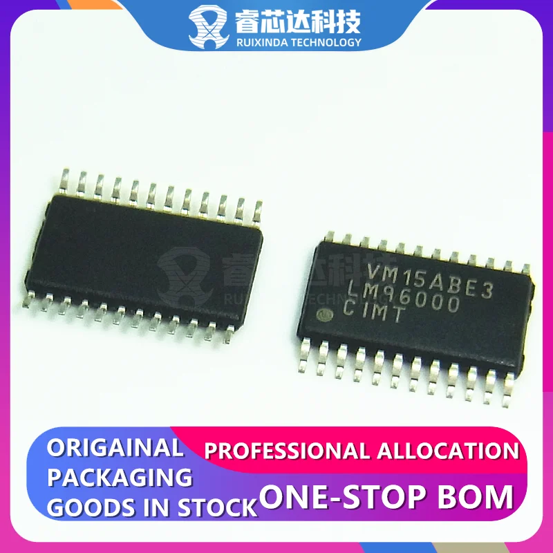 

LM96000CIMT TSSOP24 LM96000CIMTX/NOPB LM96000 HardwareMonitor 0°C~125°C Internal and ExternalSensor 2-Wire SMBus Output 24-TSSOP