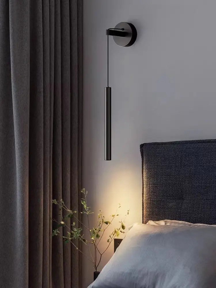 Светильник роскошные медные Настенные светильники с теплой атмосферой для