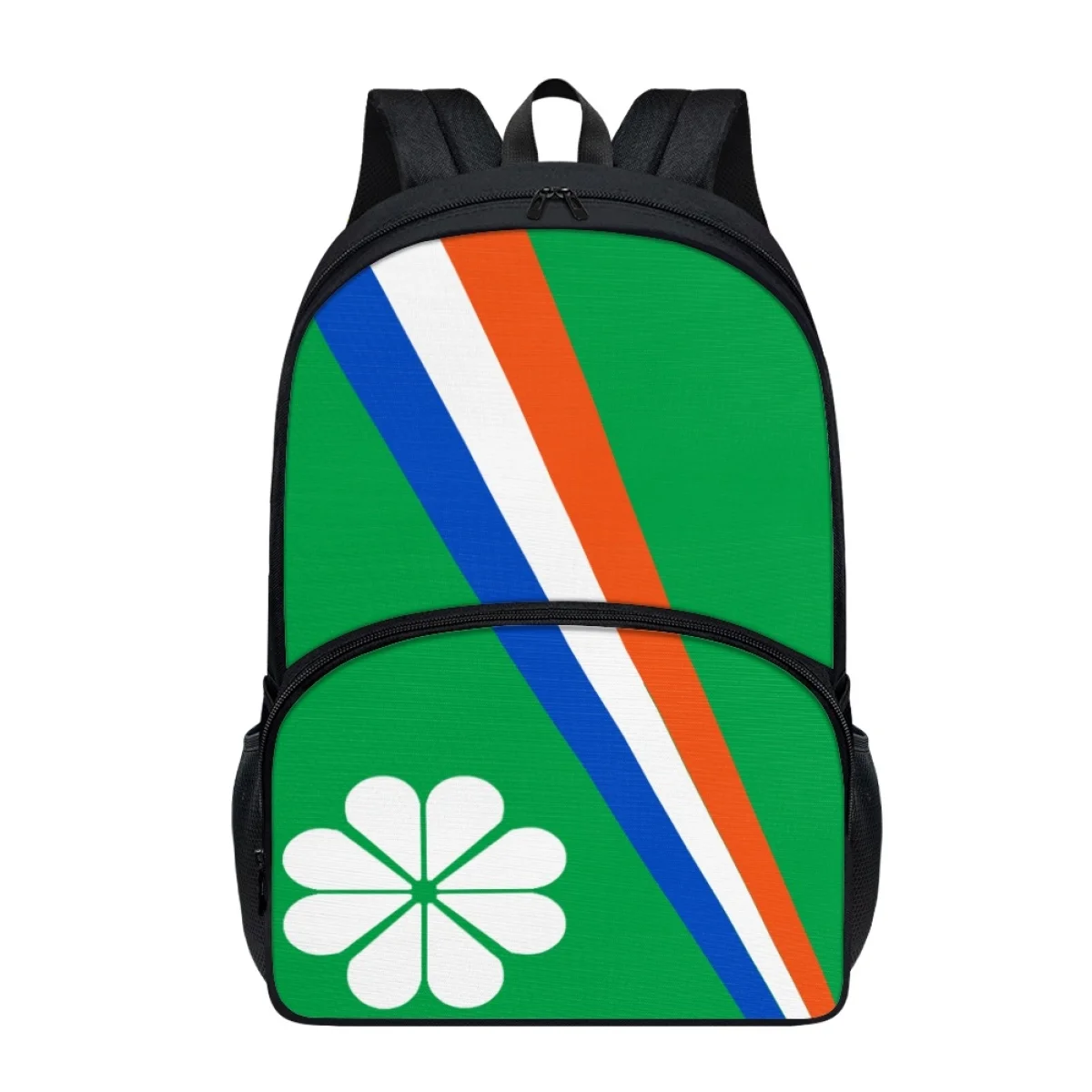 FORUDESIGNS Marshall Islands Style Backpacks Fashionable 17 Inch Double Layer Schoolbags Multi Pockets Bookbags Students