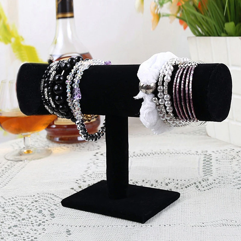 

Jewelry Chain Hairband Watch Necklace Bracelet Display Stand Rack Holder T-bar Bracelet Display Stand Holder Watch Display
