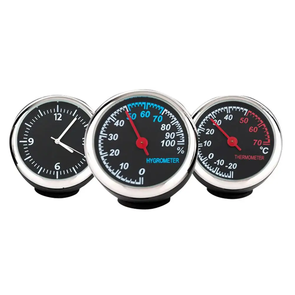 

Mini Car Automobile Clock Auto Automotive Thermometer/ Humidity Meter Decoration Clock часы в автомобиль Automotive Electronic