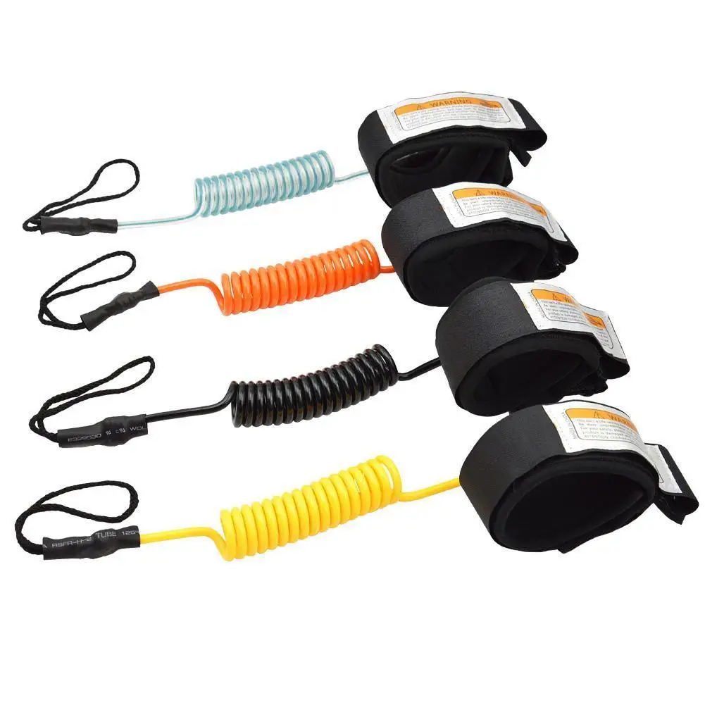

Surfing SUP Leash Elastic Surf Board Leash Safety Hand/Foot Straps Surfboard Raft Kayak Rope Surfboard Ankle Leash