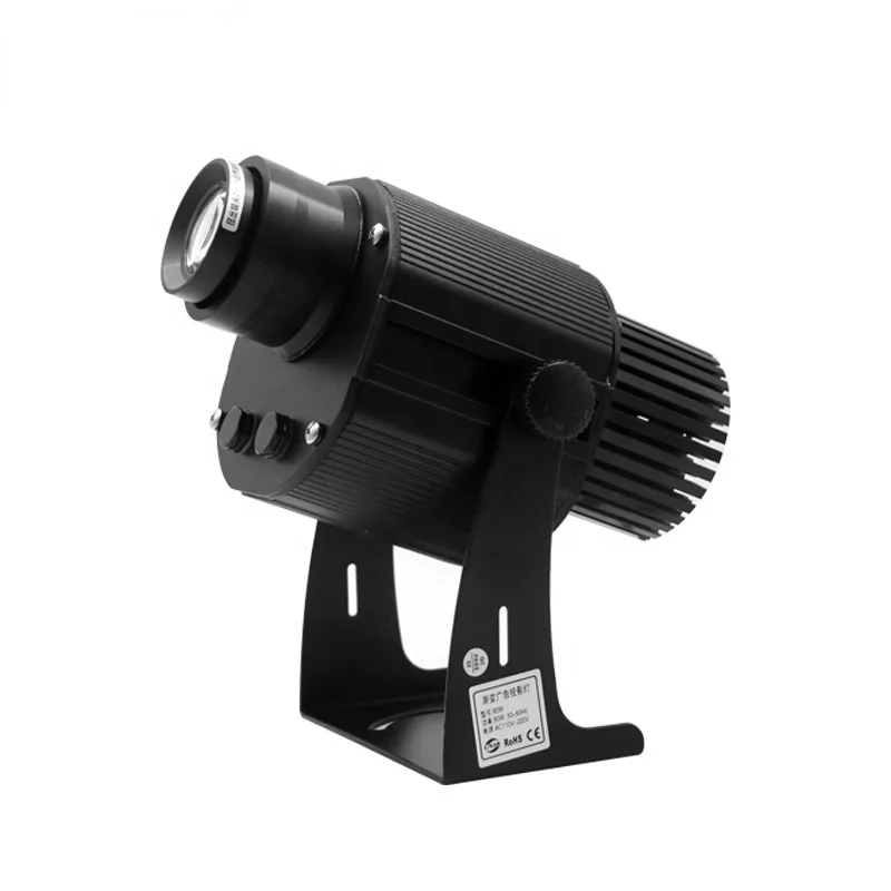 

80 Вт наружный лазерный светодиодный HD рекламный динамический вращающийся приветственный светильник с логотипом gobo проектор