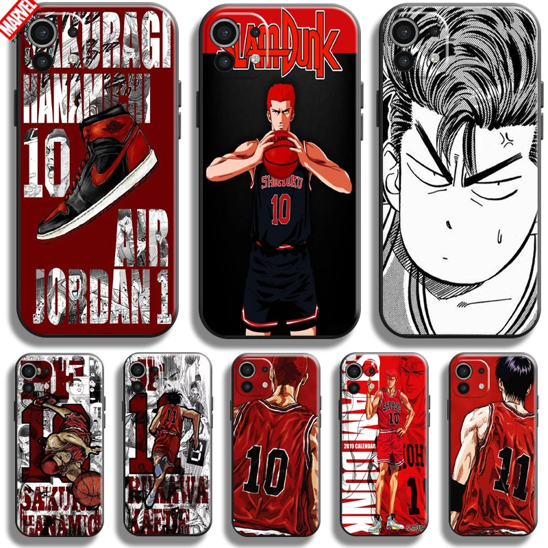 

Anime SLAM DUNK Sakuragi Hanamichi For Xiaomi Mi 11 11 Lite 5G Phone Case Liquid Silicon Silicone Cover Carcasa Funda Soft