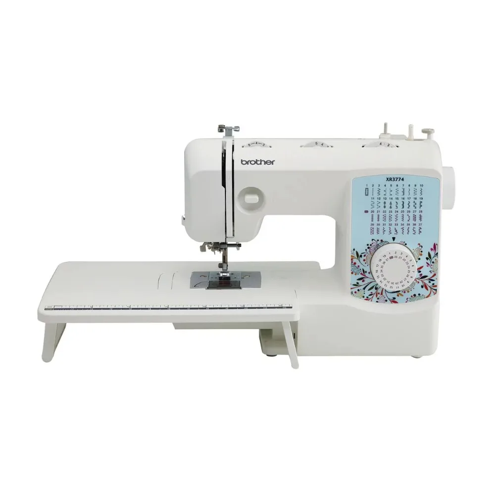 

XR3774 Sewing And Quilting Machine With 37 Built-In Stitches, Wide Table, 8 Included Sewing Feet
