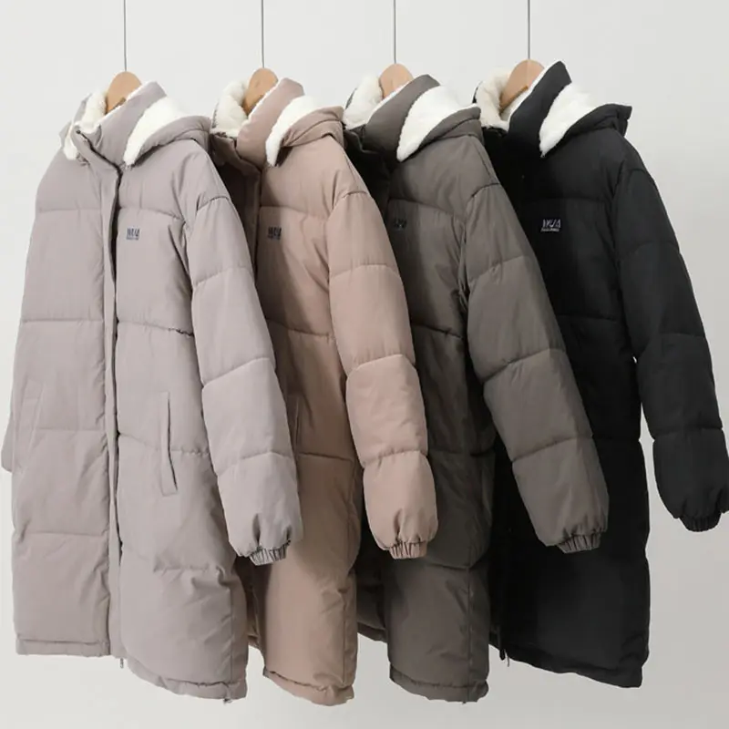 MEILLY DOLPHIN 2023 Winter Jacket Women Parkas Clothes Long Coat Fleece Liner Hooded Thick Warm Snow Wear Cotton Padded Jacket
