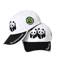 fashion cartoon panda embroidered baseball cap sun hat student couple cap summer outdoor breathable snapback hip hop sun hat