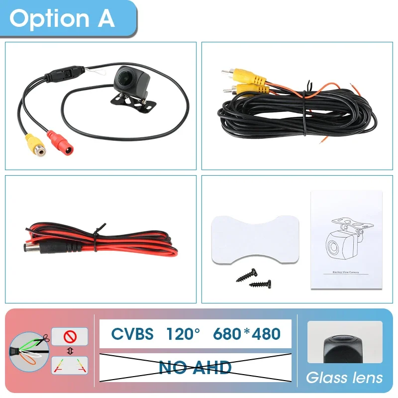 

Jansite 175 ° AHD 1080P Автомобильная камера заднего вида, объектив «рыбий глаз», супер ночное видение, Система помощи при парковке для Android, радиомонитор
