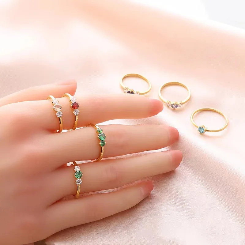 Модное большое позолоченное кольцо KITEAL 2024 размер 6 7 8 женское минималистичное из