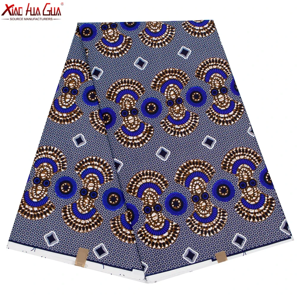 

Polyester Fabrics by Meters Liquidations for Confection Ankara Fabric African Real Wax Print Fabric Sewing Dress Crafts FP6533