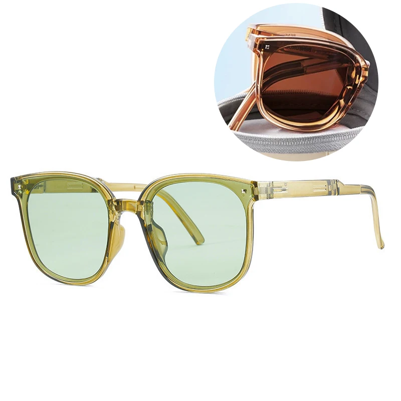 Новинка 2022 высококачественные складные солнцезащитные очки Женские винтажные
