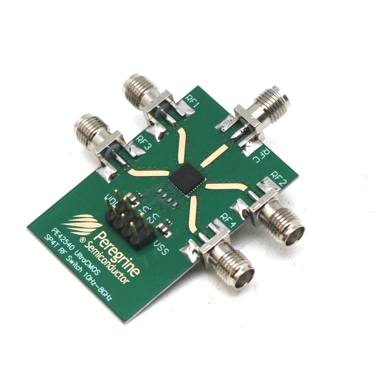 

Радиочастотный переключатель SP4T от 10 Гц до 8 ГГц PE42540 1–4 RF Микроволновой переключатель Управление переключением сигналов F/Векторный анализатор спектра 5G 5,8