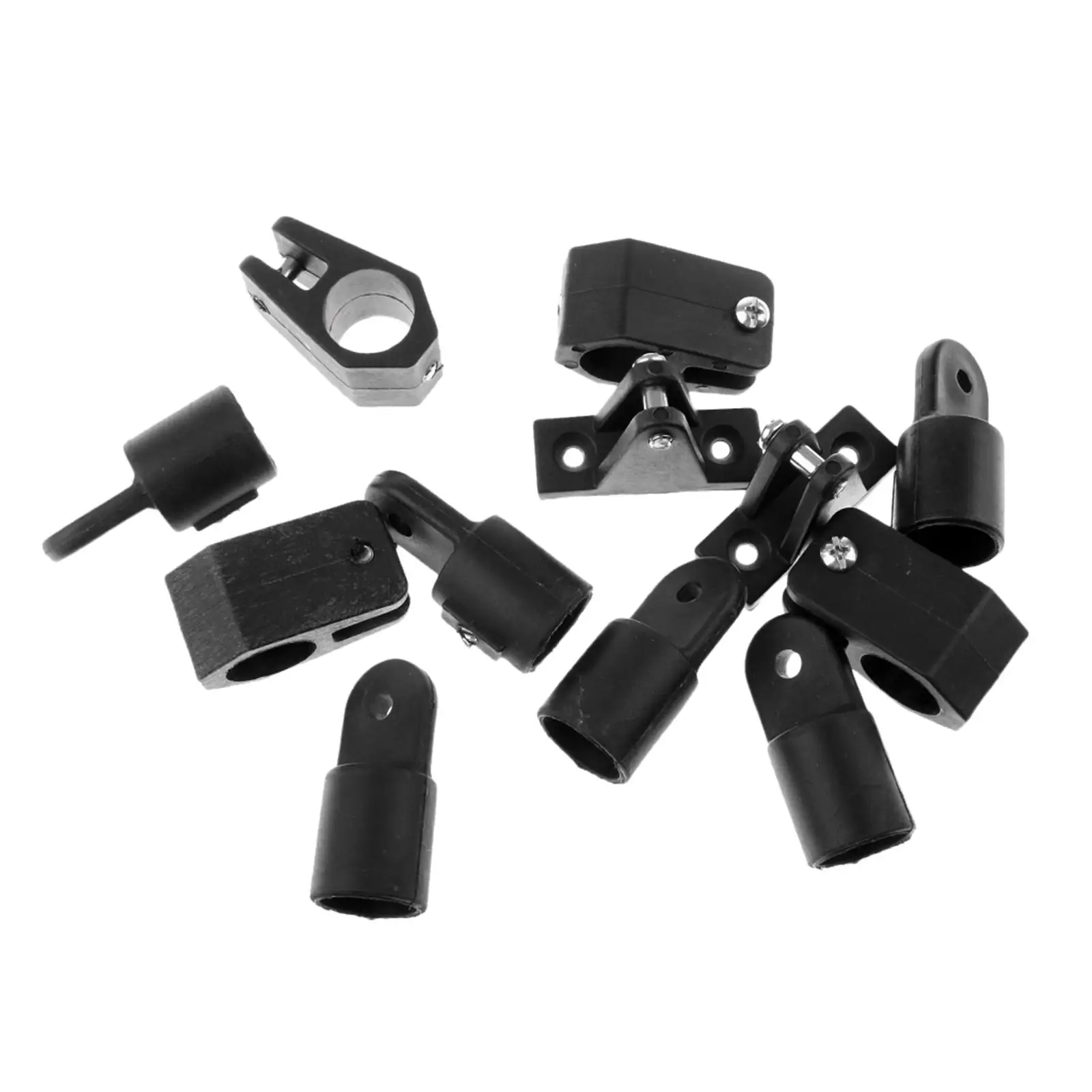 

12pcs Nylon Marine Boat Bimini Top Fittings - Eye End + Jaw Clamp
