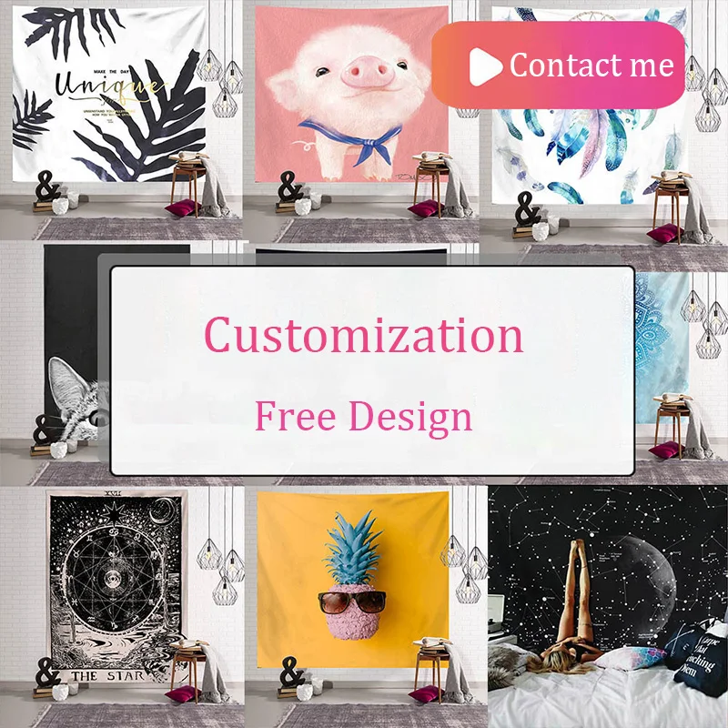 

Гобелен на заказ, гобелены в стиле бохо с рисунком мандалы, настенный гобелен с рисунком ведьмастера, настенное одеяло в стиле хиппи, гобеле...