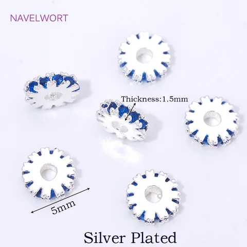 Золотые разделители для бусин NAVELWORT