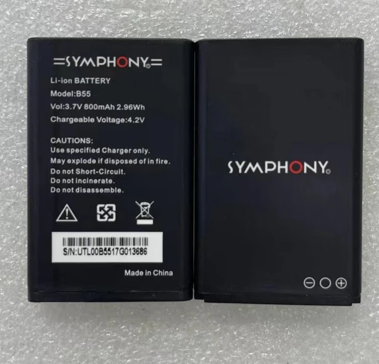 

Symphony B55 battery 800mah