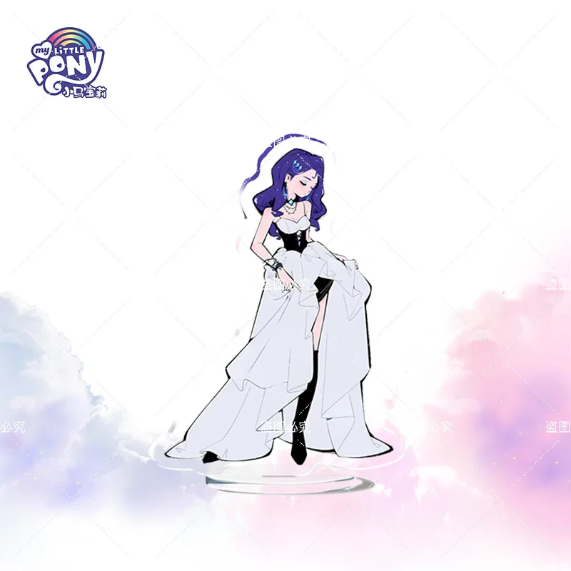 

Мой маленький пони акриловая подставка Pinkie Pie Rainbow Dash фигурки Cos орнамент настольное украшение для фанатов креативные идеальные подарки