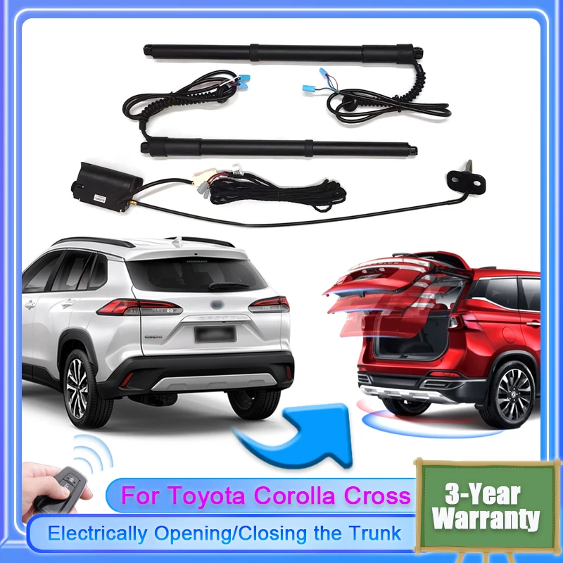 

Для Toyota Corolla Cross 2020 ~ 2024 автомобильная электрическая система подъема задних Ворот Комплект автоматический Открыватель задних ворот Автоматическая подъемная задняя дверь