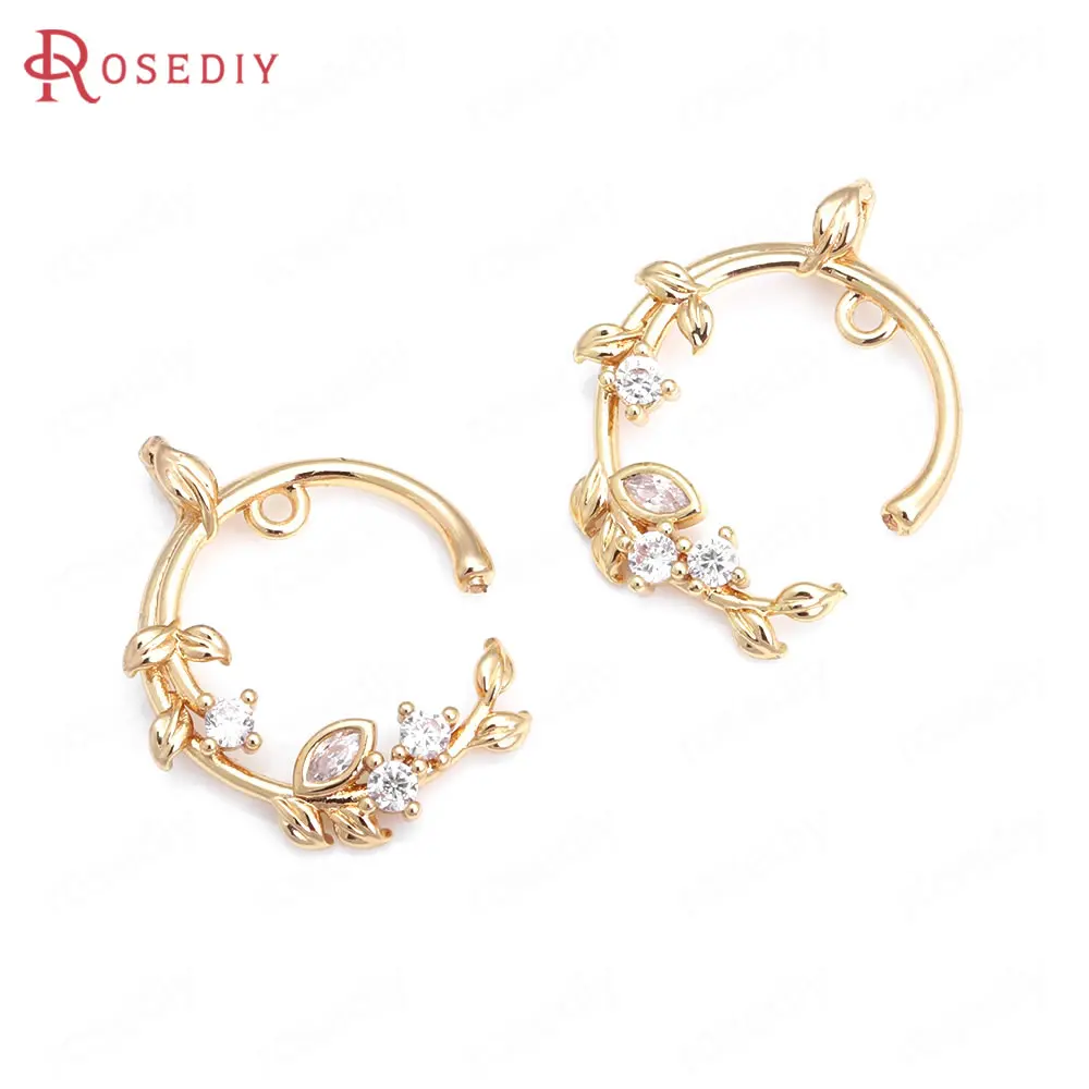 Латунные подвески и циркониевые Подвески с 2 отверстиями 10 шт. - купить по