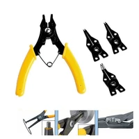 4 in 1 multifunctional snap ring pliers interchangable multi tools retaining clip circlip combination